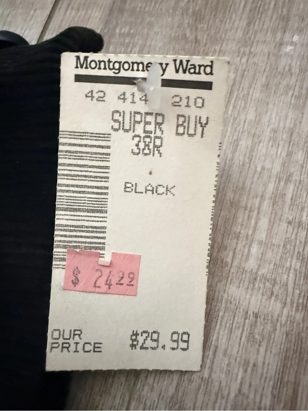 NWT Vintage Wentworth Montgomery Ward Black Corduroy Blazer Sport Coat 38R
